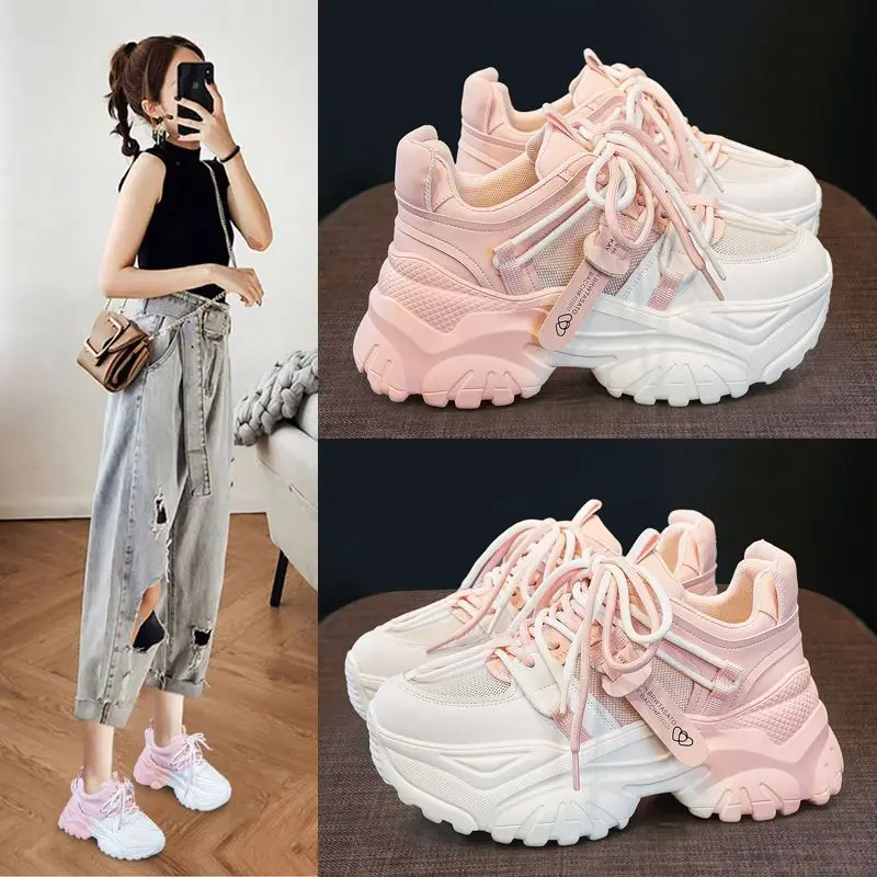 Women Shoes Tennis - Tênis Feminino Casual Plataforma Moda 2024