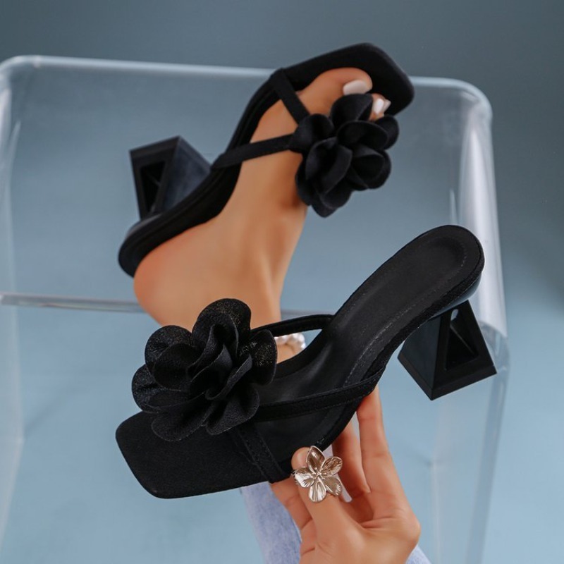 Women'S Shoes Quality - Sandálias Femininas com Decoração de Flores