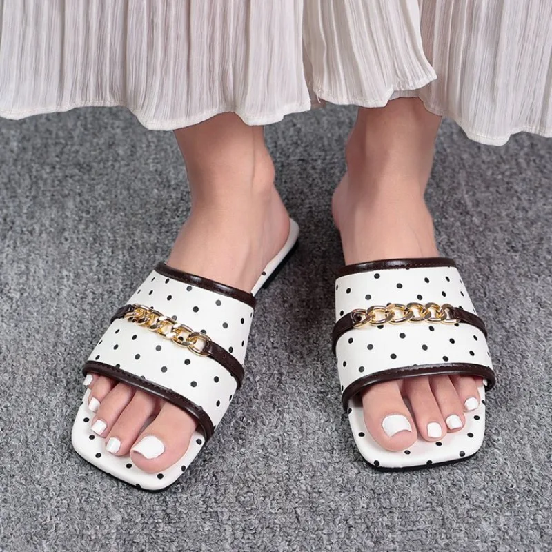 Sandálias Femininas Abertas co - Gold Chain Sandal avaliação e preço