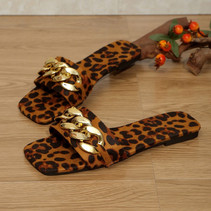 Sandálias Femininas de Verão c - Gold Chain Sandal avaliação e preço