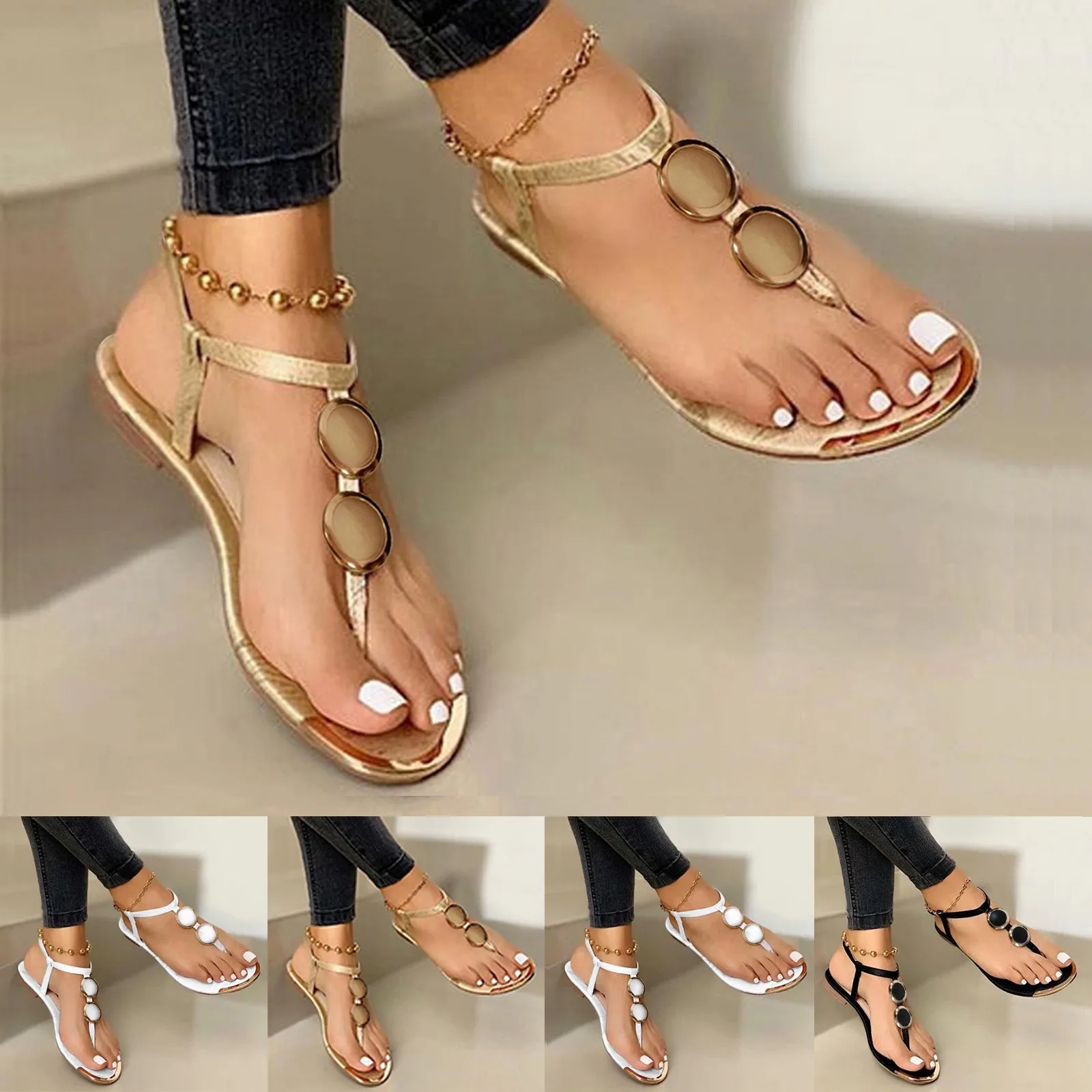 Sandálias de corrente dourada  - Gold Chain Sandal avaliação e preço