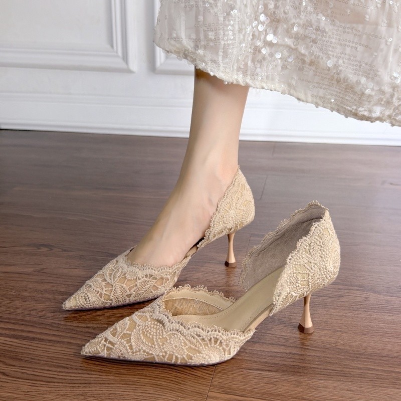 Sapatos Femininos de Salto Alt - Slingback Pumps Women avaliação e preço