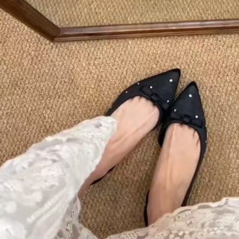 Sapatos Femininos de Bico Fino - Slingback Pumps Women avaliação e preço