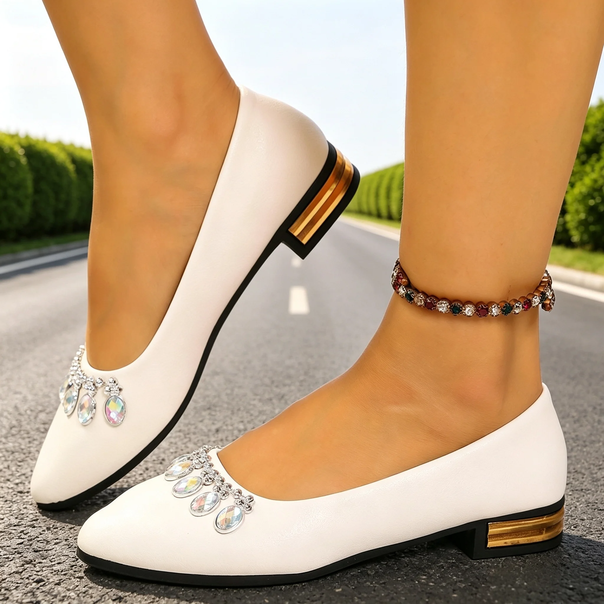 Sapatilhas Femininas de Bico F - Women'S Shoes Popular avaliação e preço