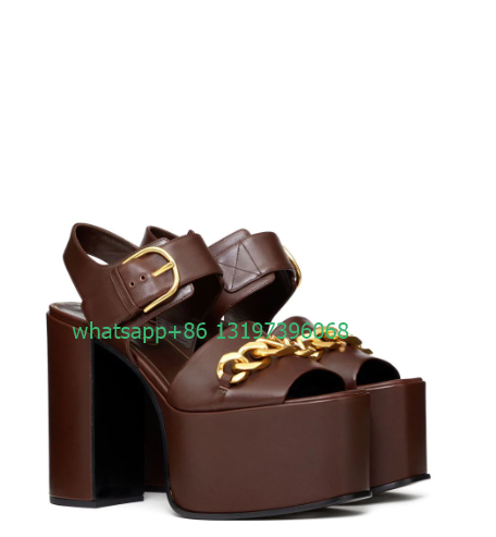 Senhora corrente de ouro fivel - Gold Chain Sandal avaliação e preço