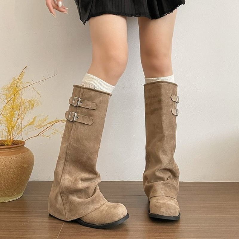Botas Altas Estilo Coreano Y2K - Women'S Shoes Y2K avaliação e preço