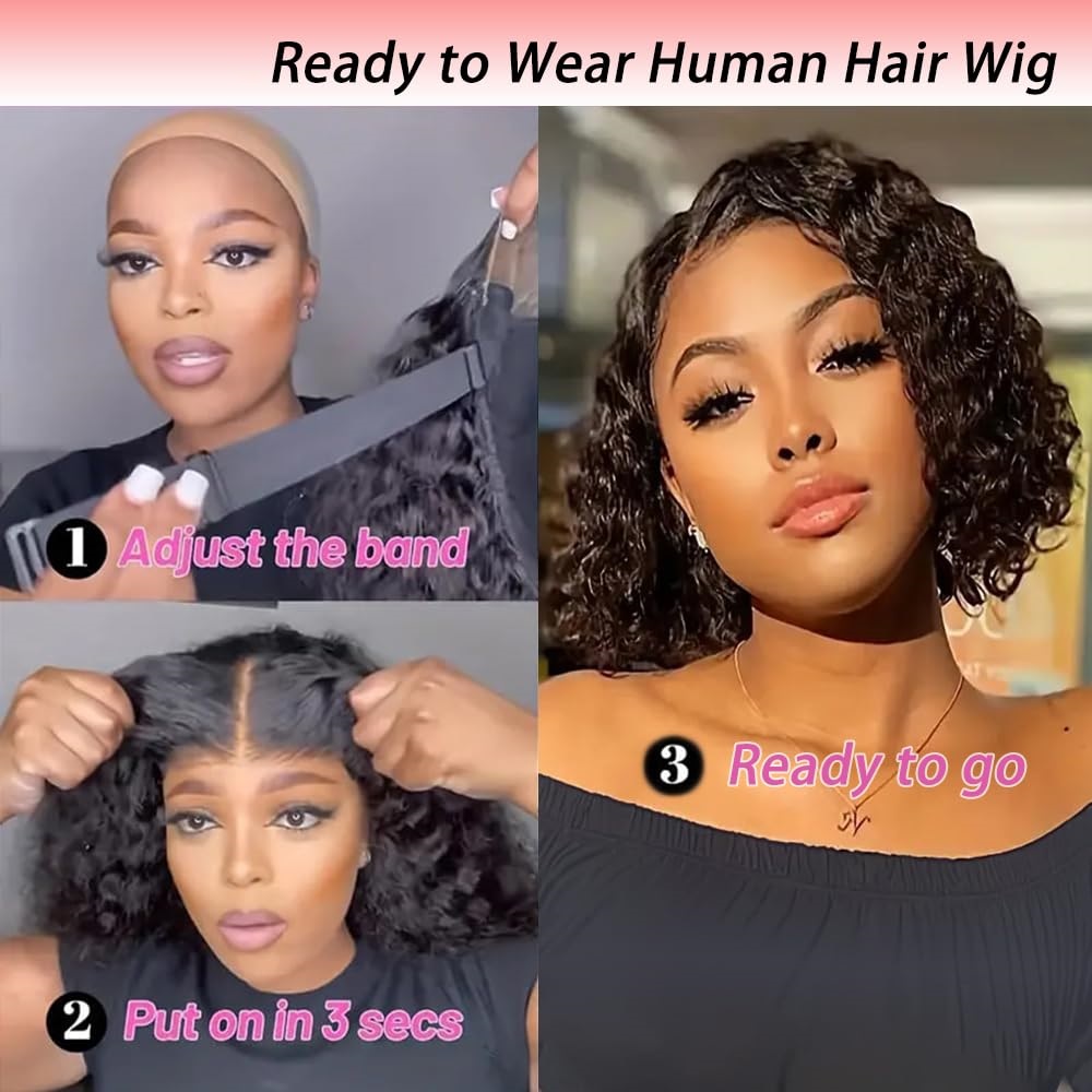 Perucas de Cabelo Humano Ondul - Women'S Shoes Bobs avaliação e preço