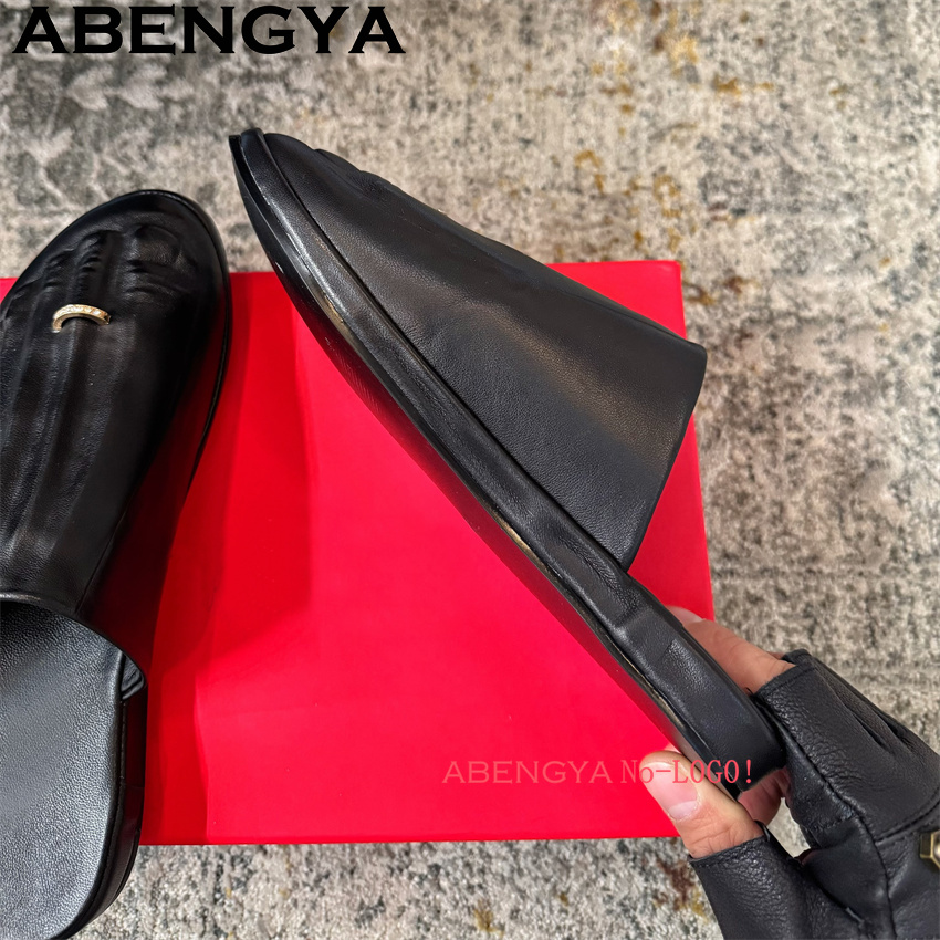 Mocassins de Couro Real Preto  - Women'S Shoes Loafers Black avaliação e preço