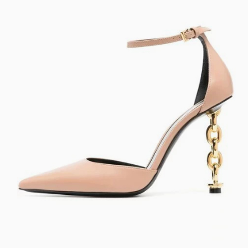 Sexy corrente de ouro salto ap - Gold Chain Sandal avaliação e preço