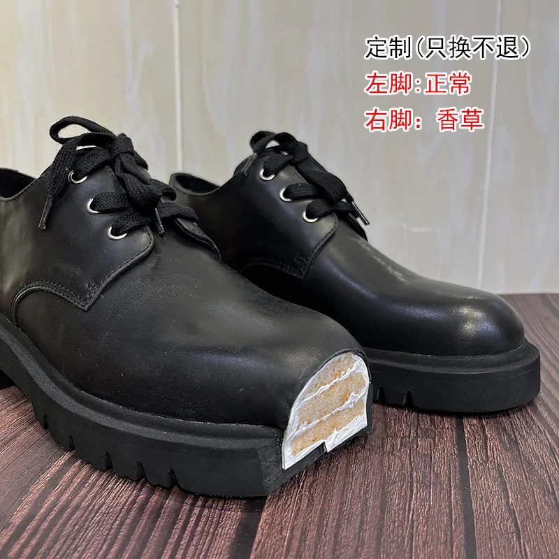 Bolo fundo grosso derby sapato - Women'S Shoes Loafers Black avaliação e preço
